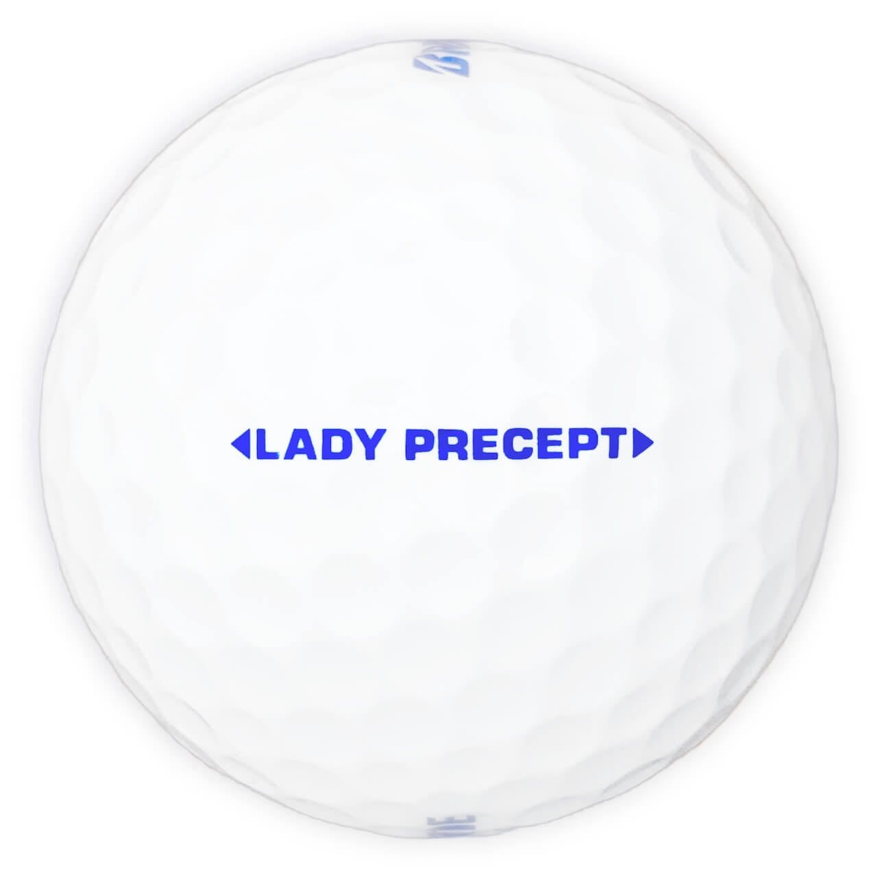 Detaljbild på en Bridgestone golfboll