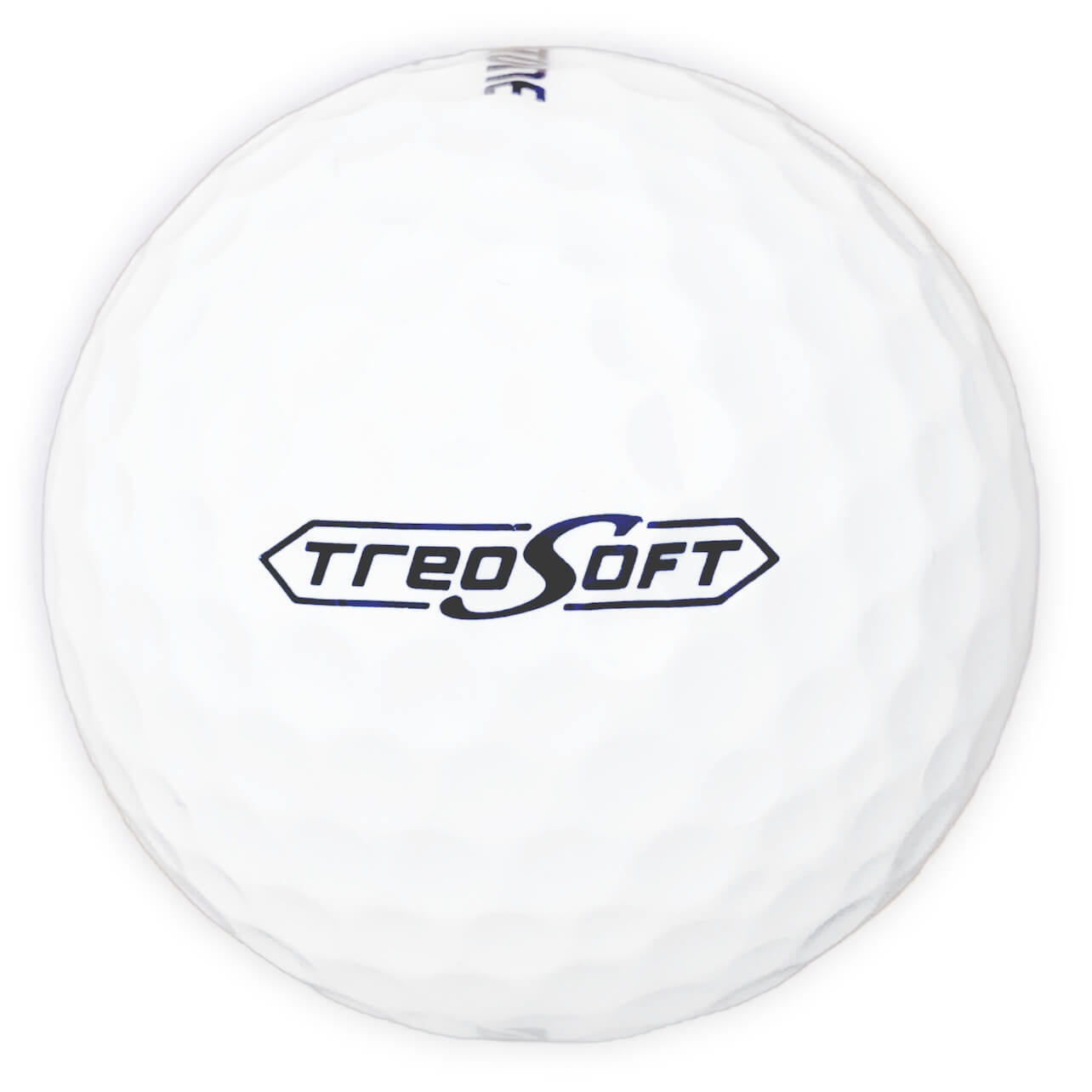 Detaljbild på en Treosoft golfboll